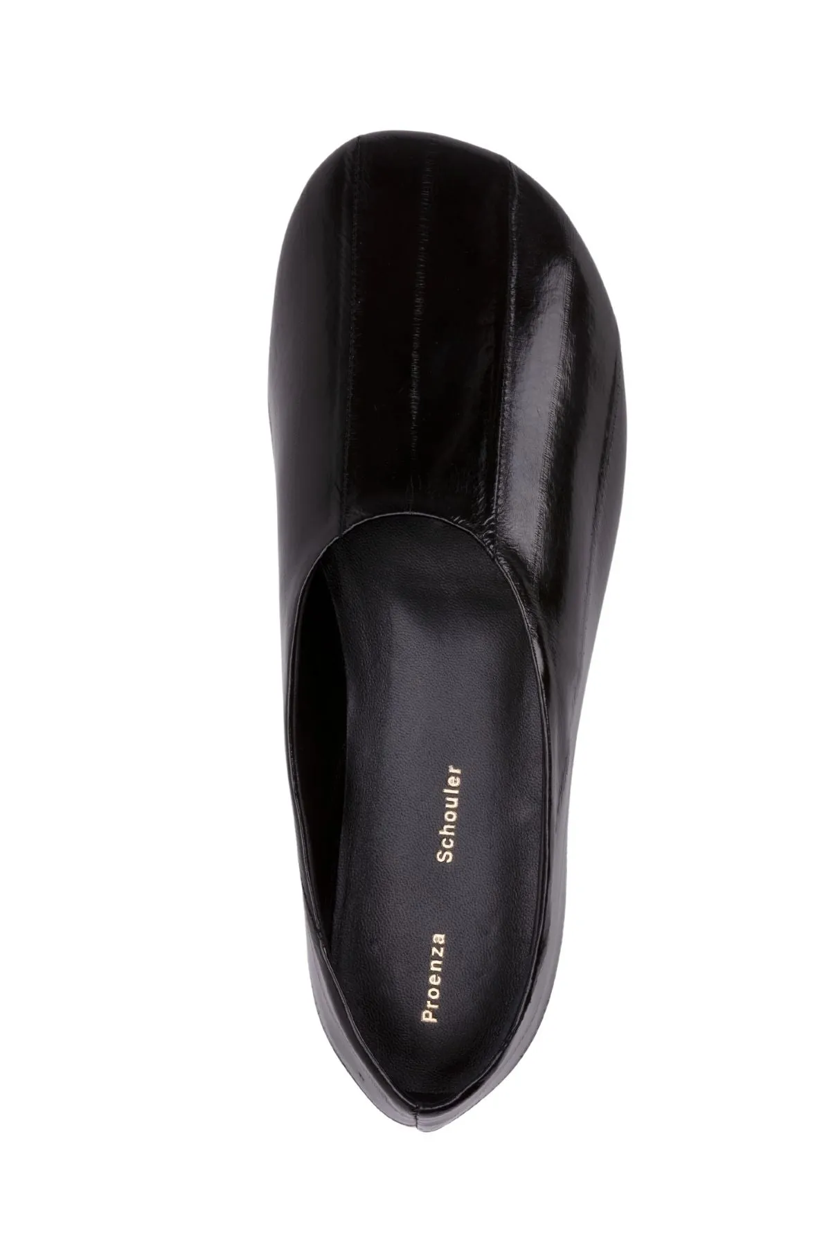 Proenza Schouler Glove Slippers - Shiny Eel Black PROENZA SCHOULER
