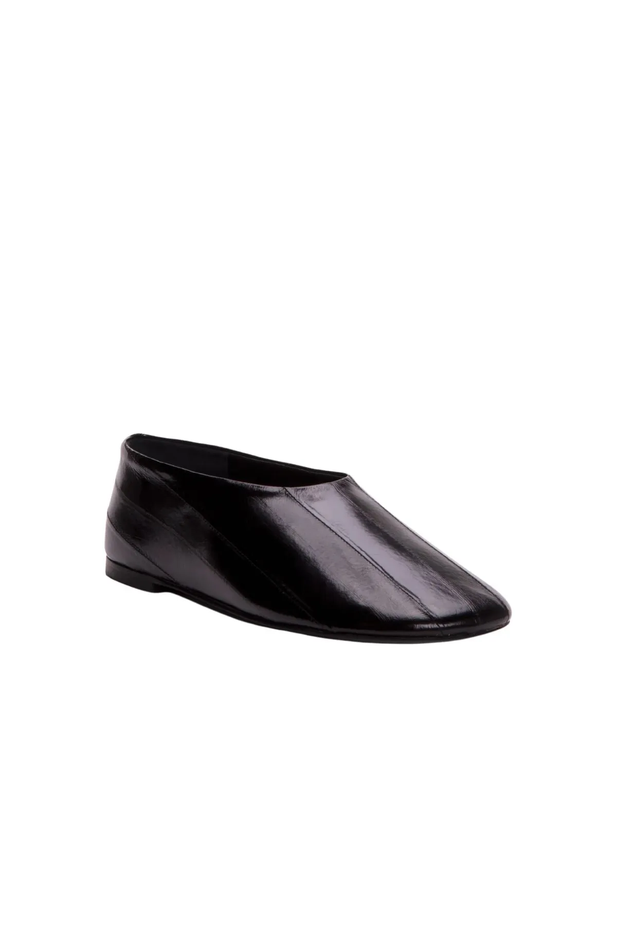 Proenza Schouler Glove Slippers - Shiny Eel Black PROENZA SCHOULER