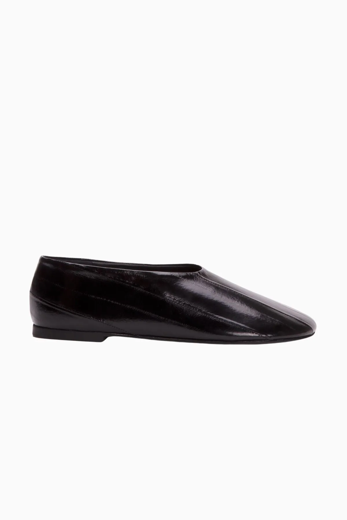 Proenza Schouler Glove Slippers - Shiny Eel Black PROENZA SCHOULER