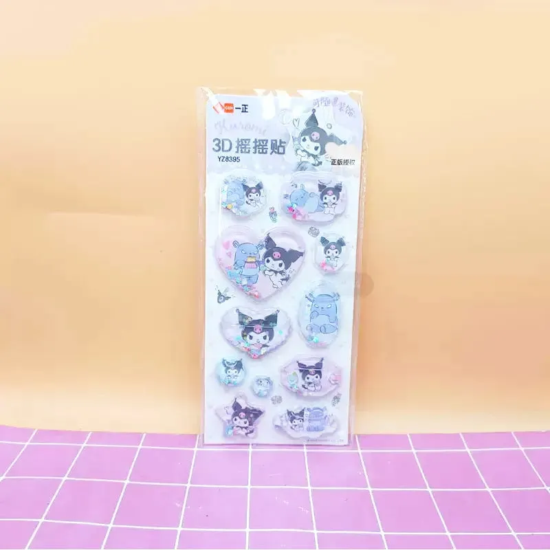 Puffy 3D Kawaii Stickers