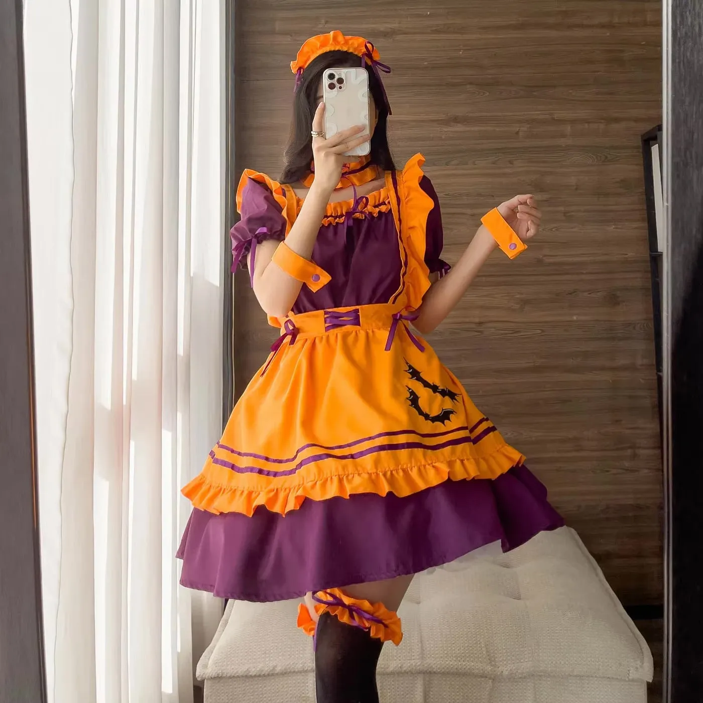 Pumpkin Queen Maid Cosplay Dress