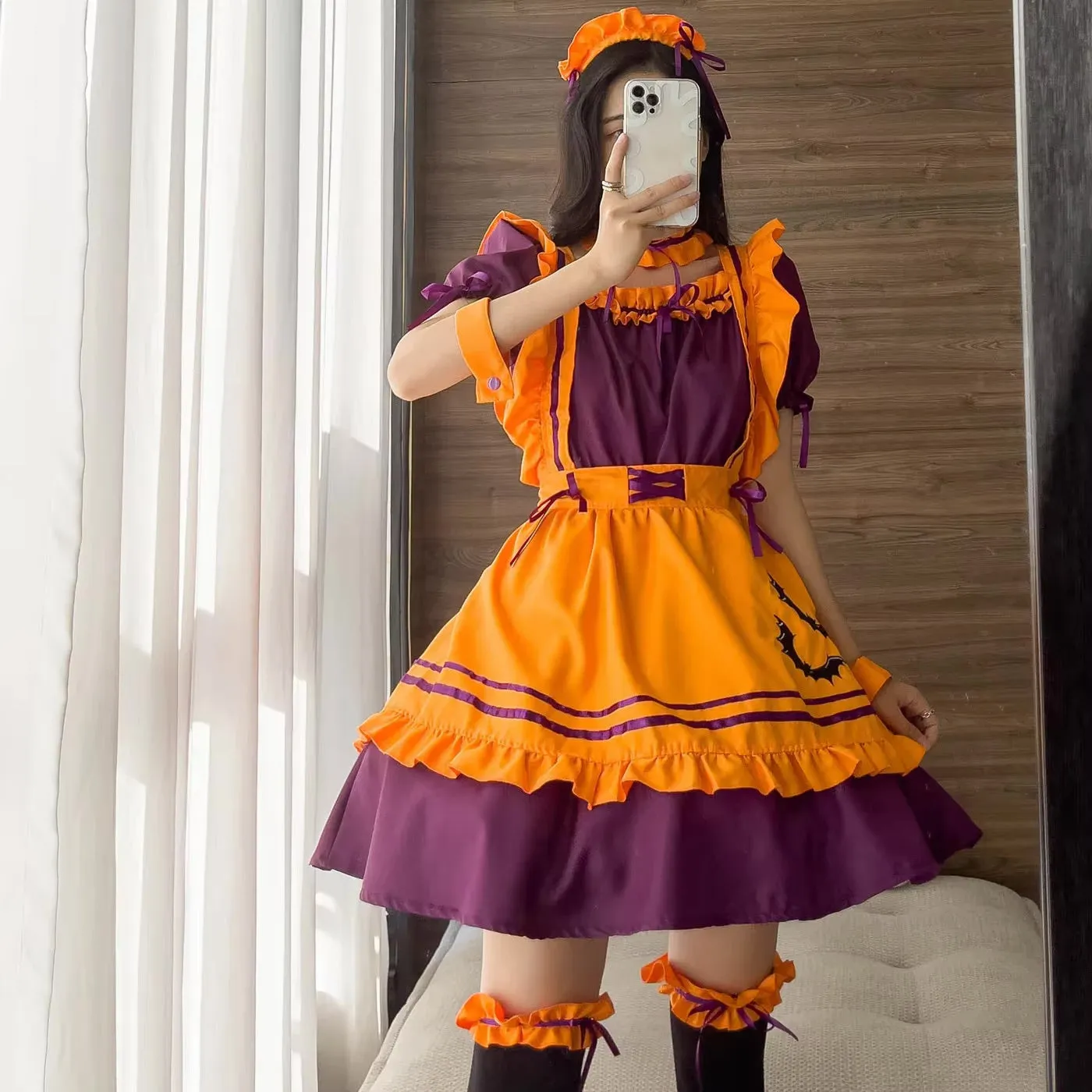 Pumpkin Queen Maid Cosplay Dress