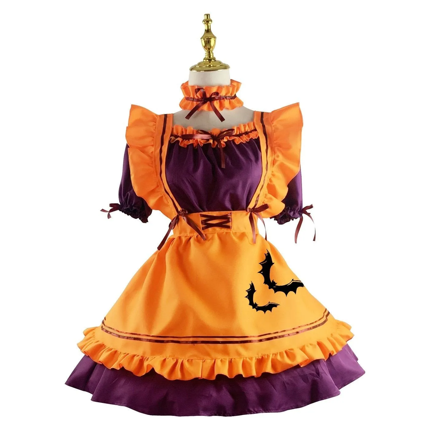 Pumpkin Queen Maid Cosplay Dress