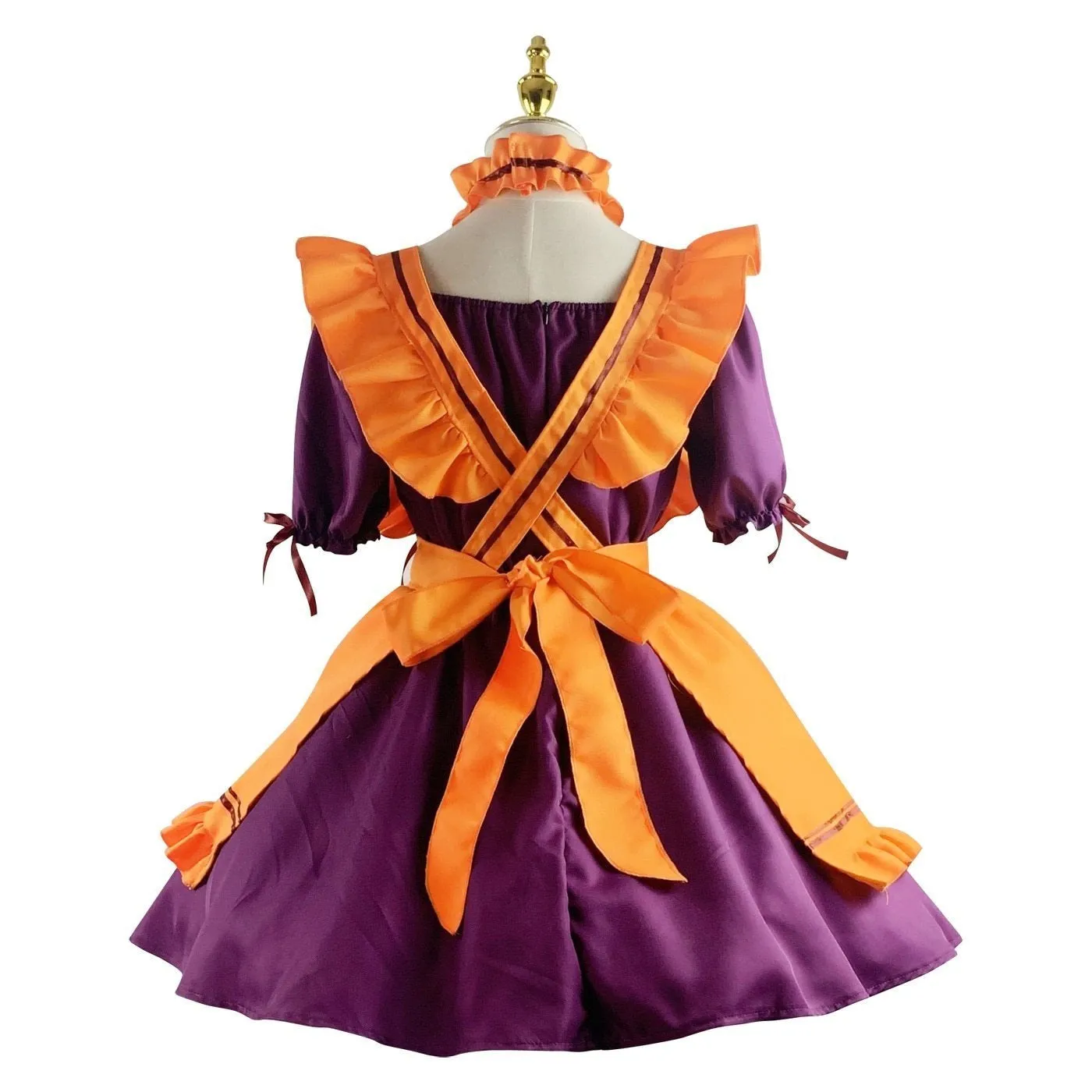 Pumpkin Queen Maid Cosplay Dress