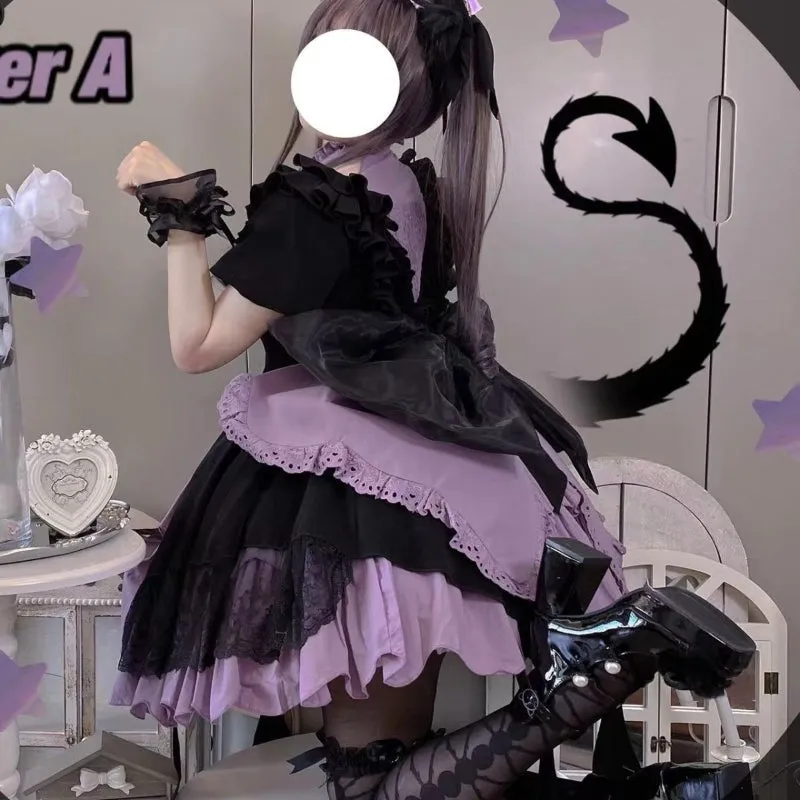 Purple Spade Cosplay Dress
