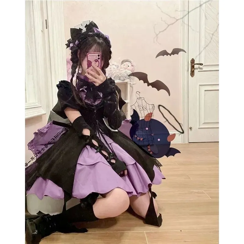 Purple Spade Cosplay Dress