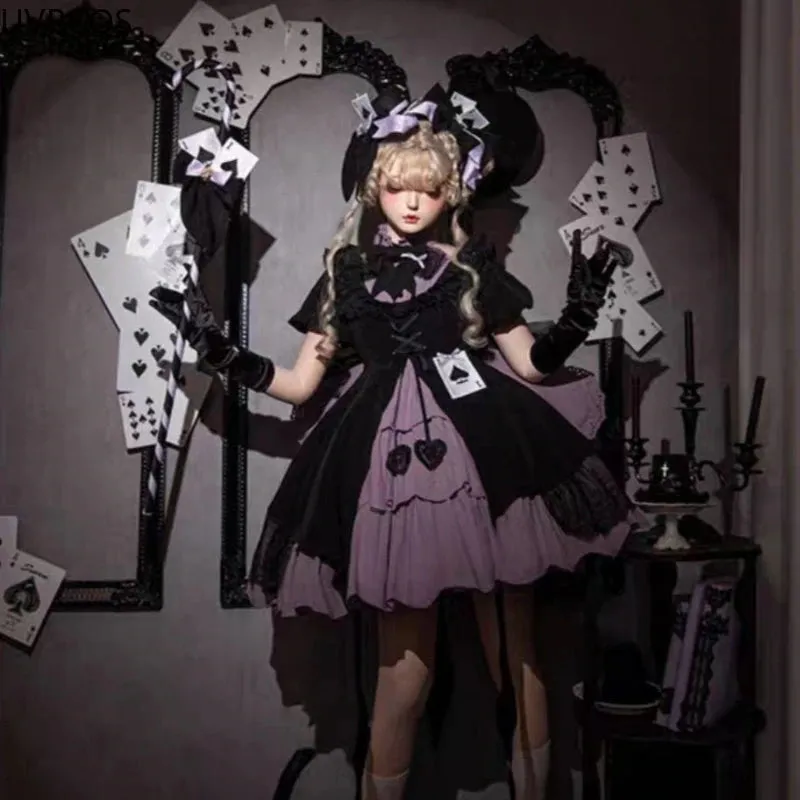 Purple Spade Cosplay Dress