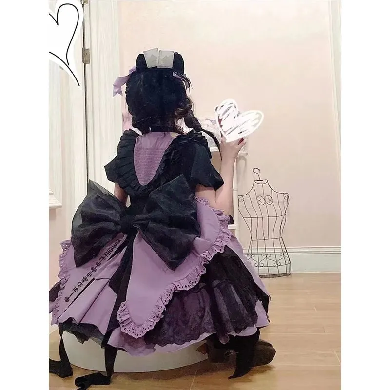 Purple Spade Cosplay Dress