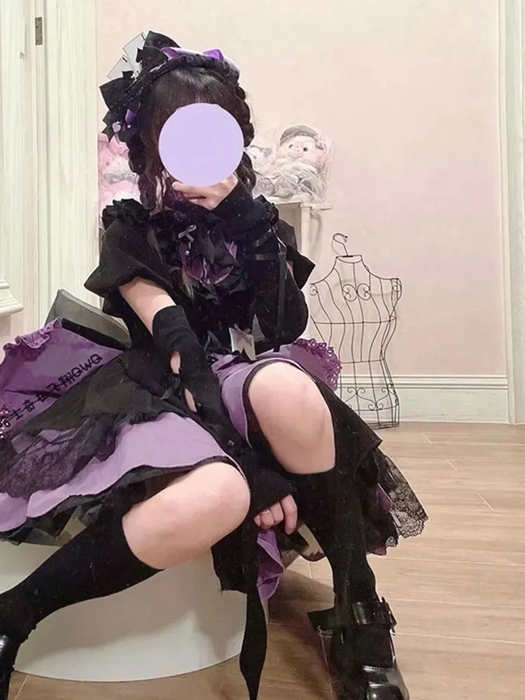 Purple Spade Cosplay Dress