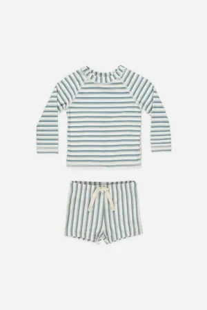 Rashguard Set (Seafoam Stripe)