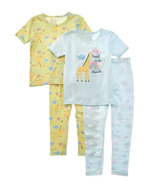 Rene Rofe 4pc Pretty Pearl Snug Fit Pajama Set