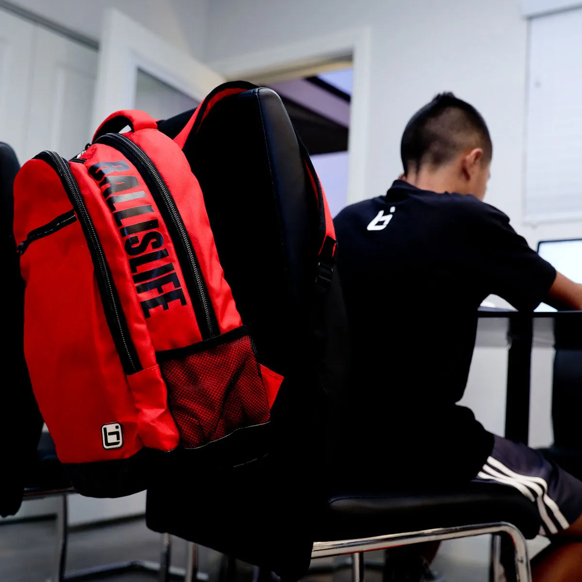 RFD Standard Backpack in Red Ballislife