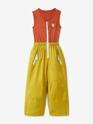 Roarsome Kids Cub The Lion Ski Bottoms in Yellow