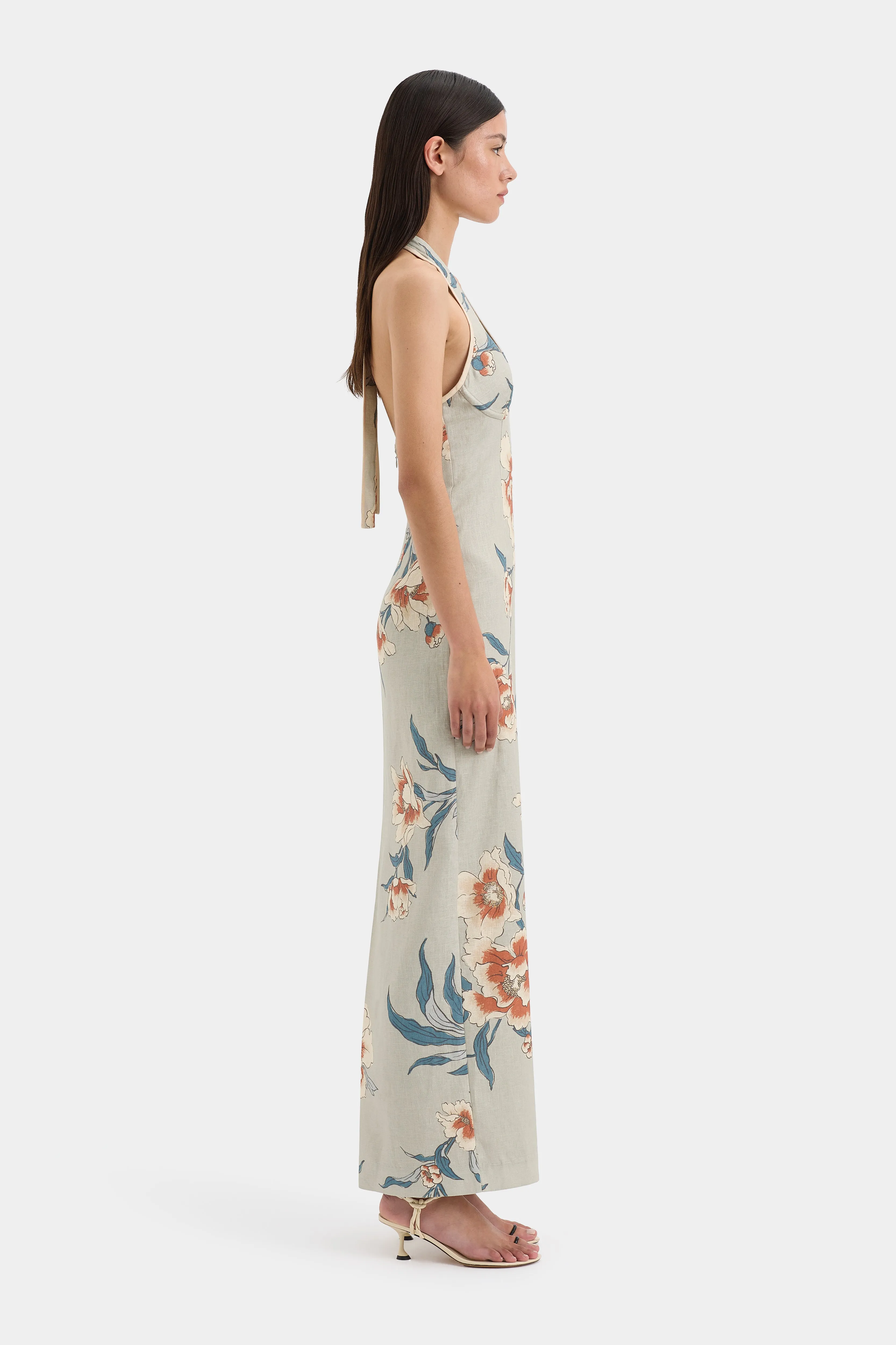 Roisin Halter Midi Dress SIR