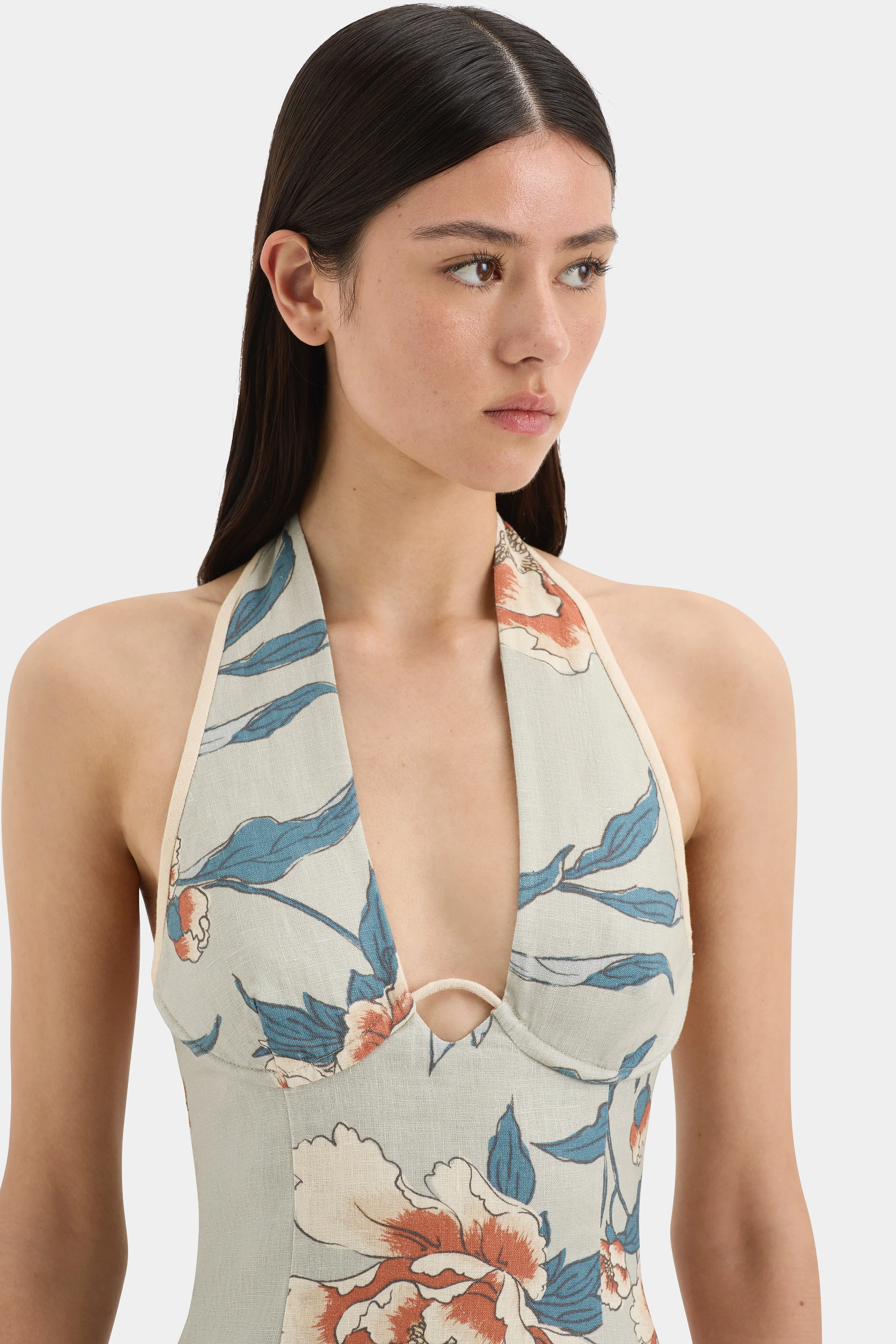 Roisin Halter Midi Dress SIR