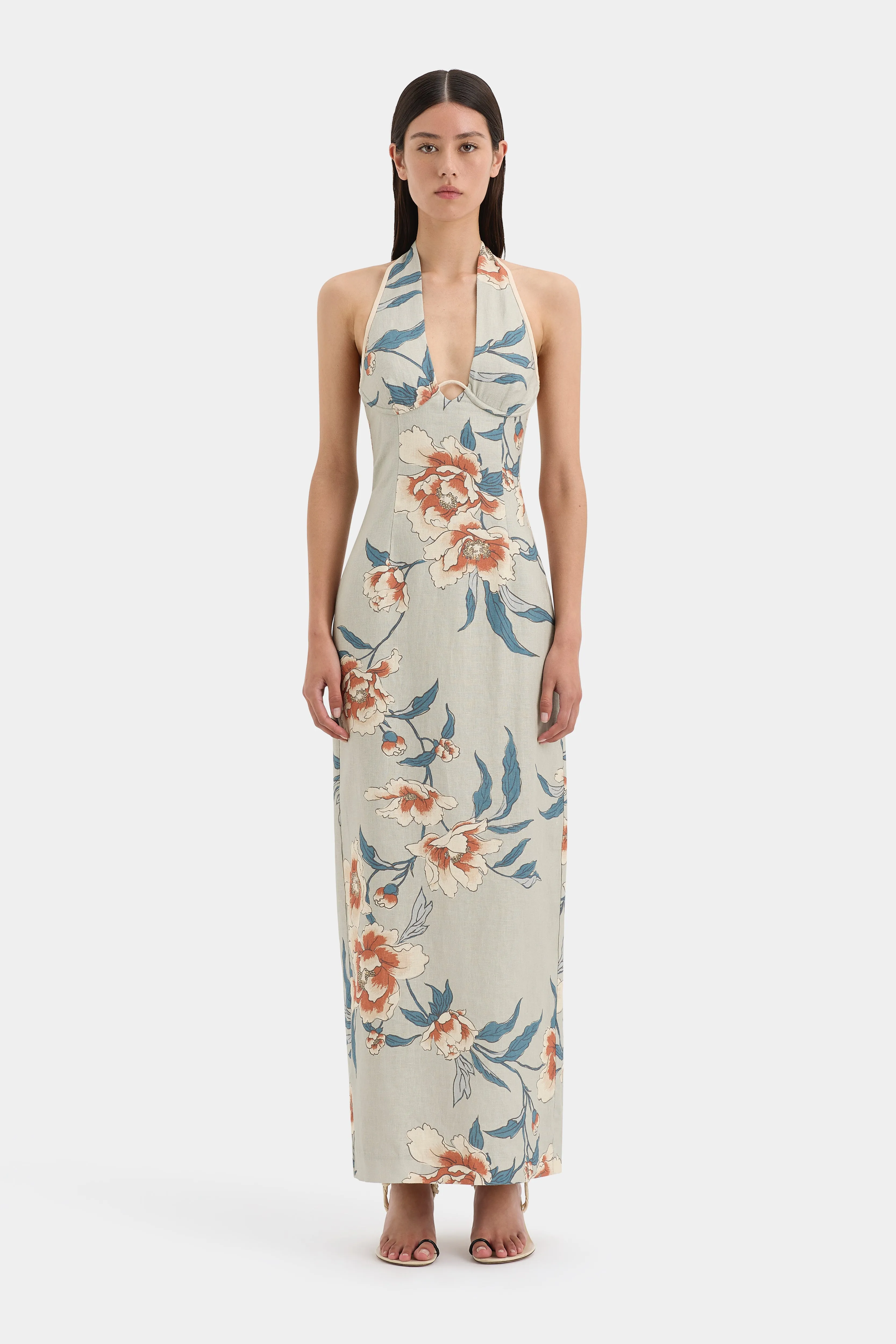 Roisin Halter Midi Dress SIR