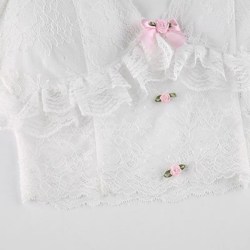 Rosebud Nymphette Crop Top