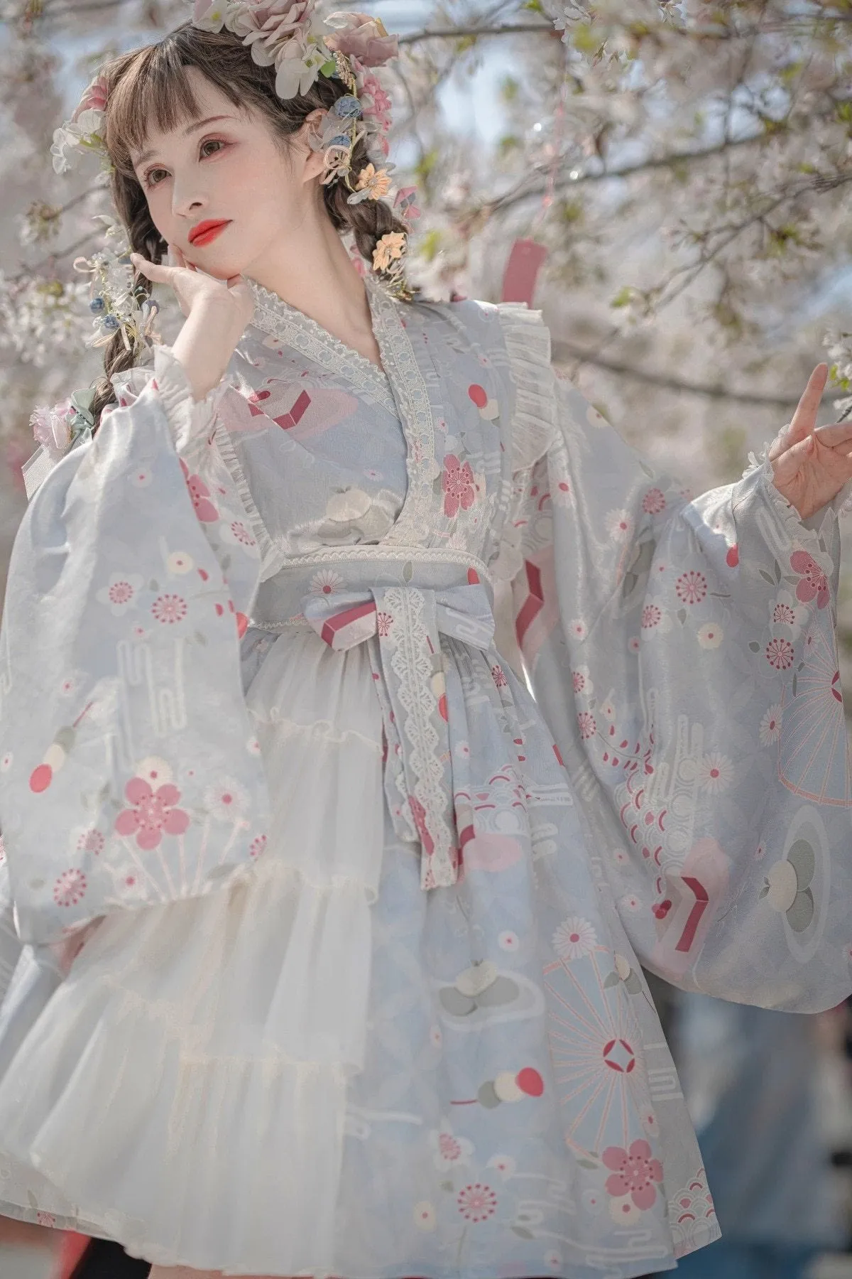 Sakura Kimono Dress