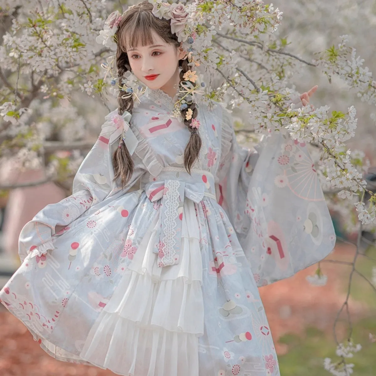 Sakura Kimono Dress