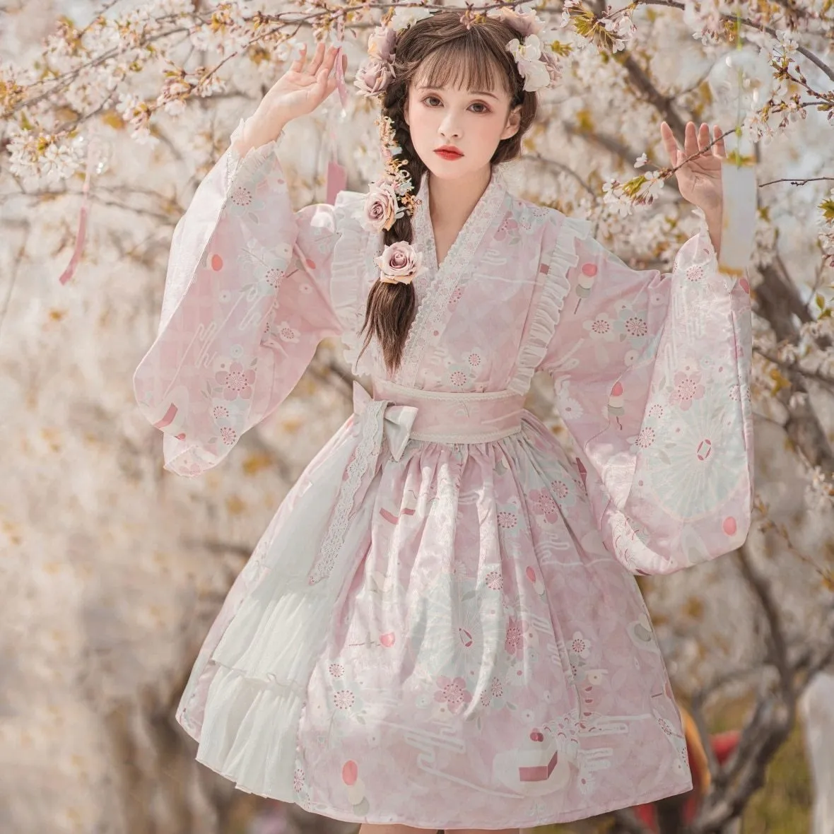 Sakura Kimono Dress