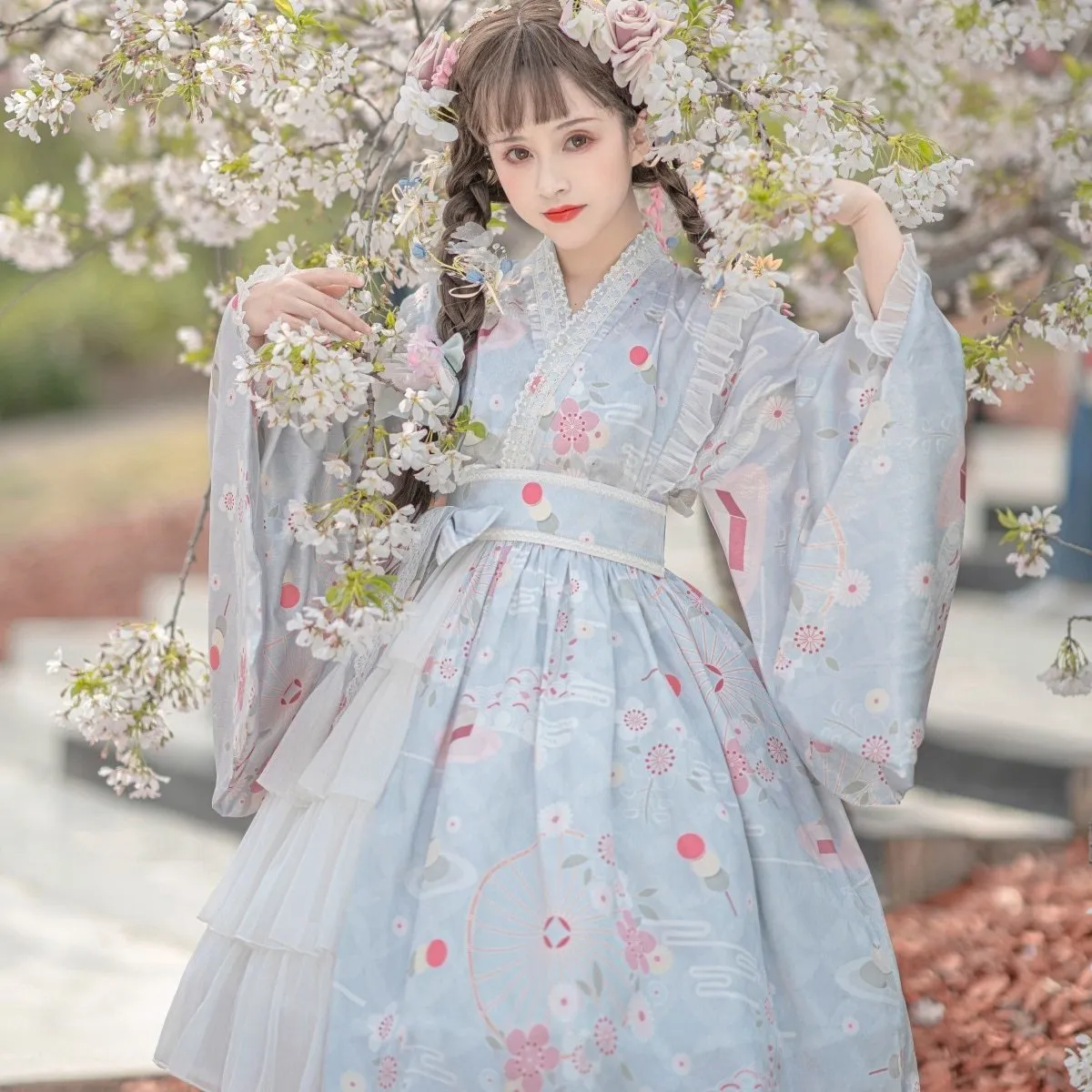 Sakura Kimono Dress