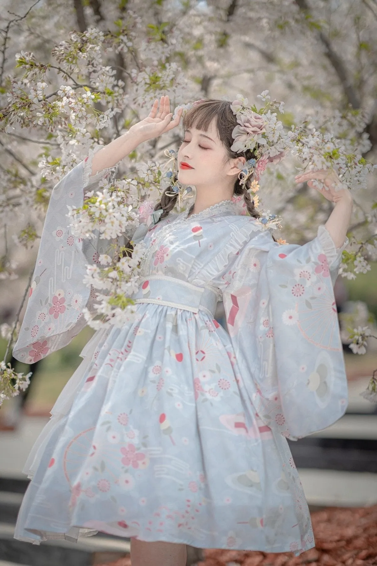 Sakura Kimono Dress