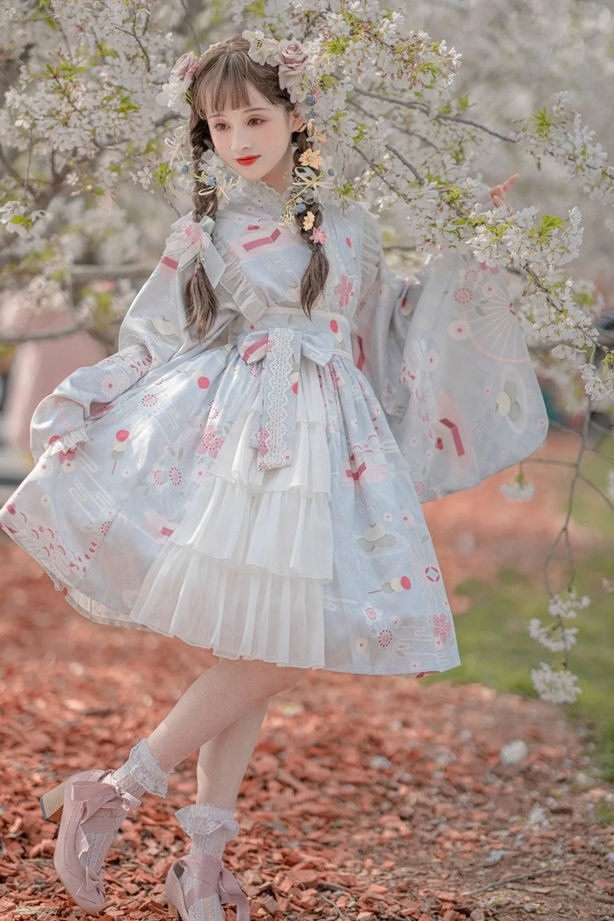 Sakura Kimono Dress