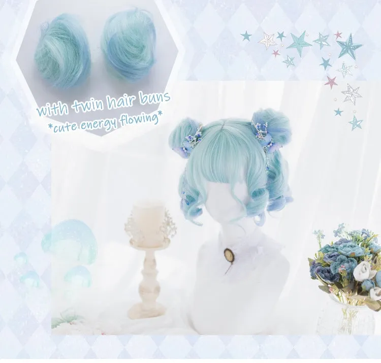Shades Of Blue Bob Wig