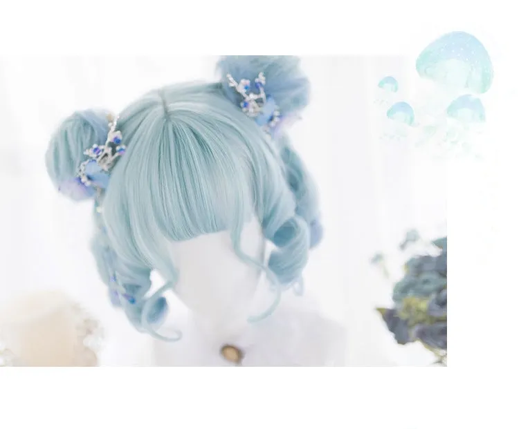 Shades Of Blue Bob Wig
