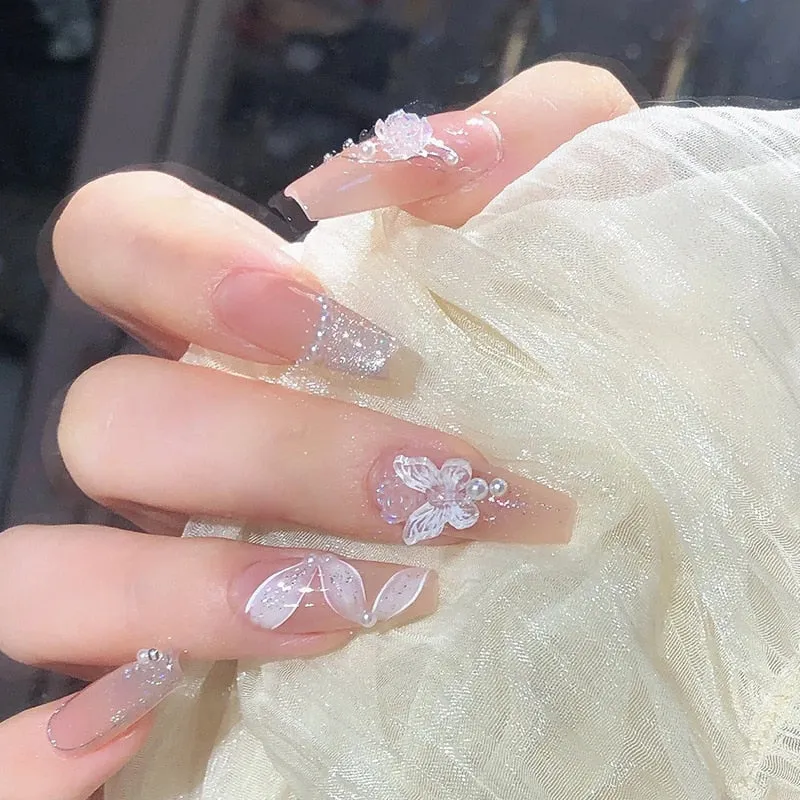 Short Angelic Press On Nails