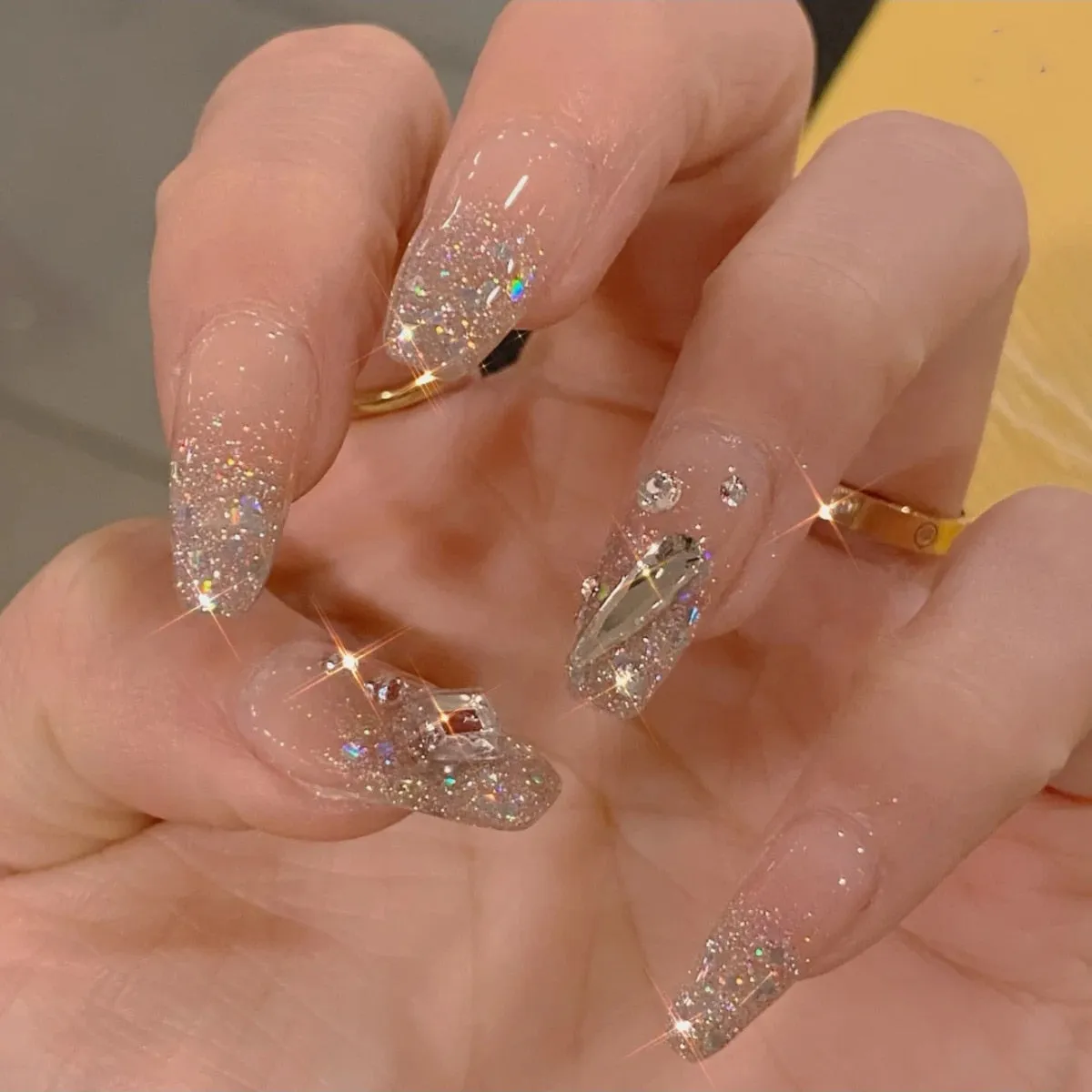 Short Angelic Press On Nails