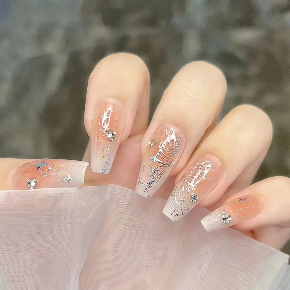 Short Angelic Press On Nails