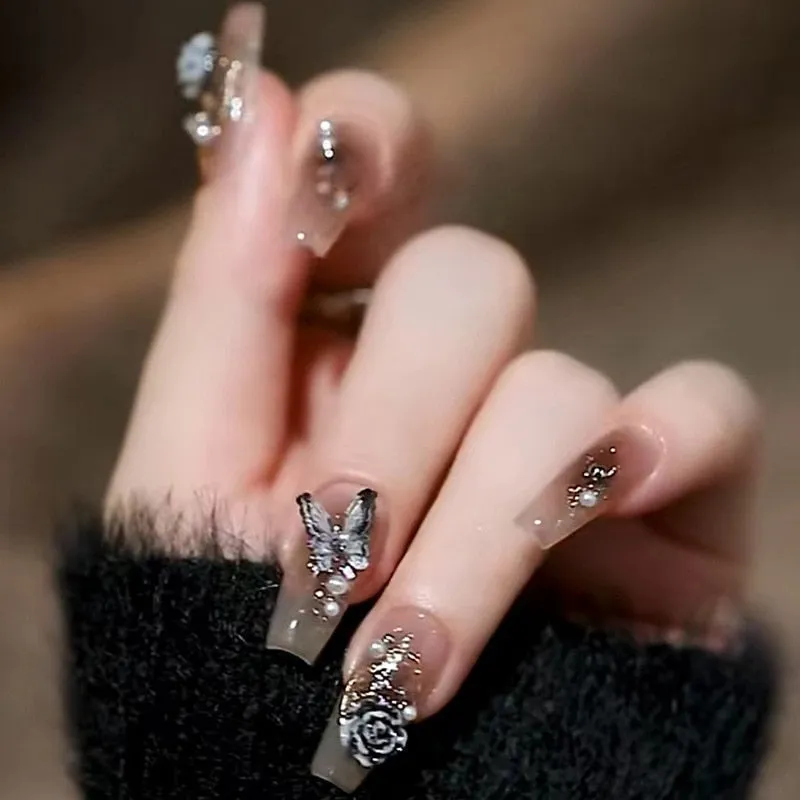 Short Angelic Press On Nails