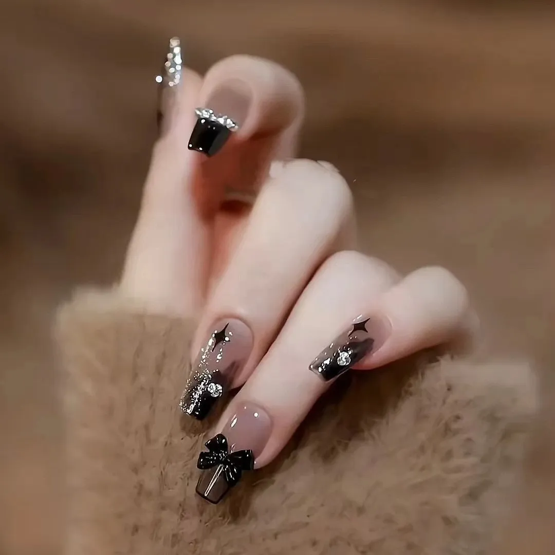 Short Angelic Press On Nails