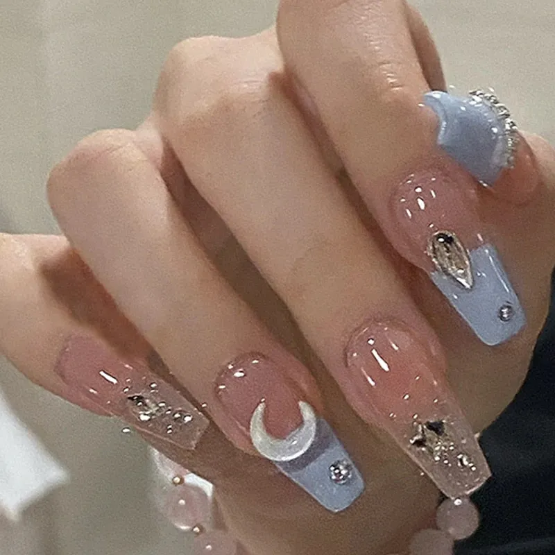 Short Angelic Press On Nails