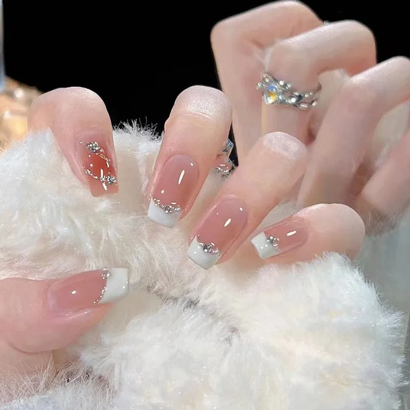 Short Angelic Press On Nails
