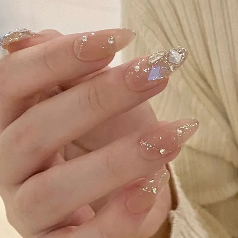 Short Angelic Press On Nails