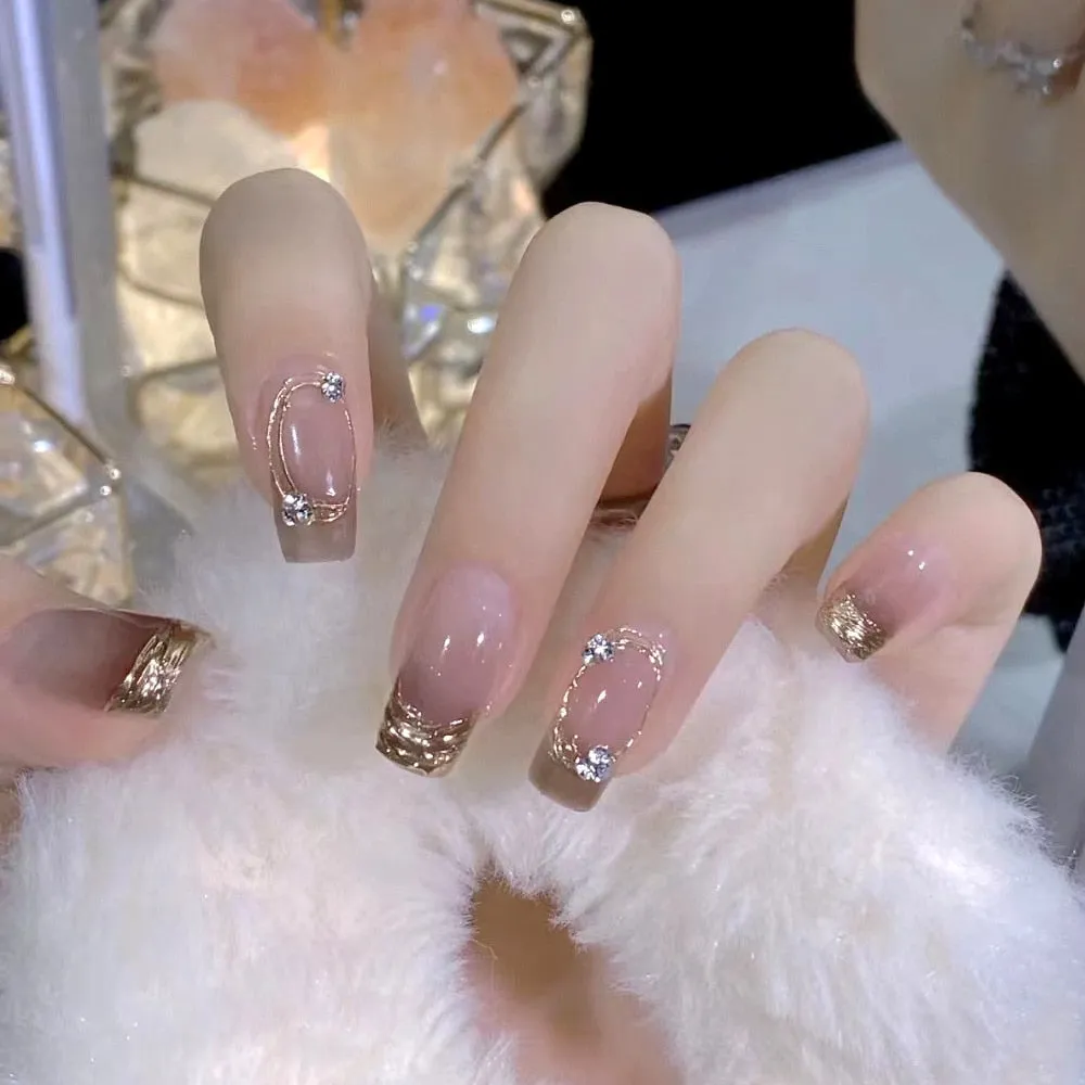 Short Angelic Press On Nails
