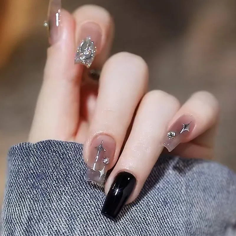 Short Angelic Press On Nails