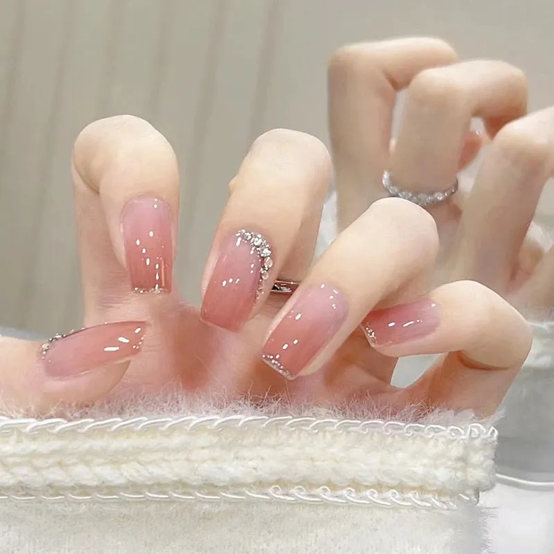 Short Angelic Press On Nails