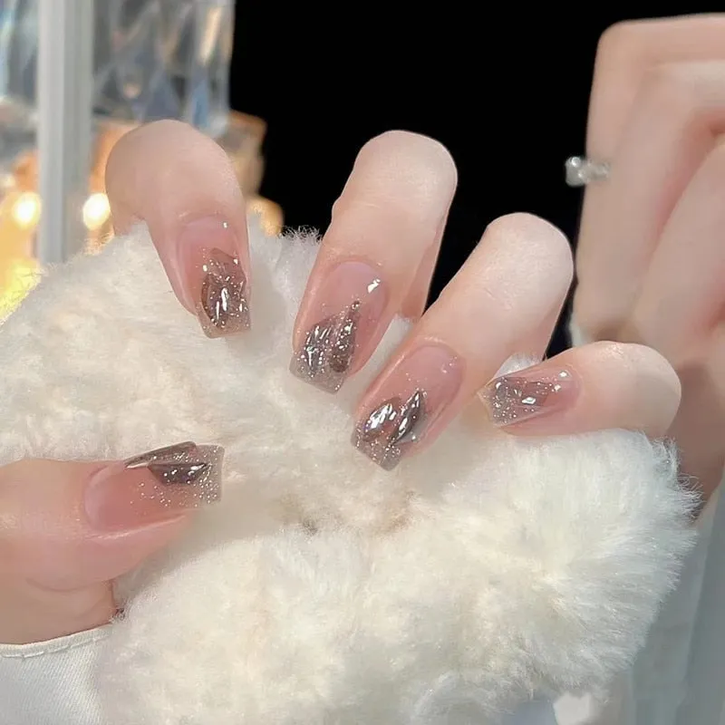 Short Angelic Press On Nails