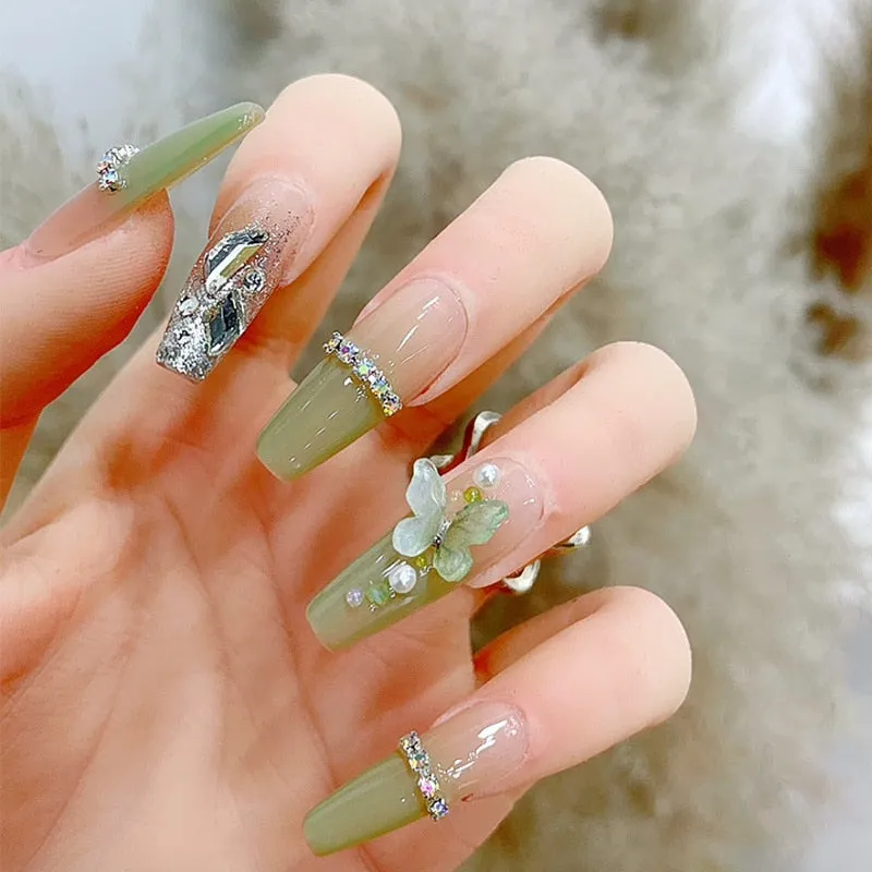 Short Angelic Press On Nails