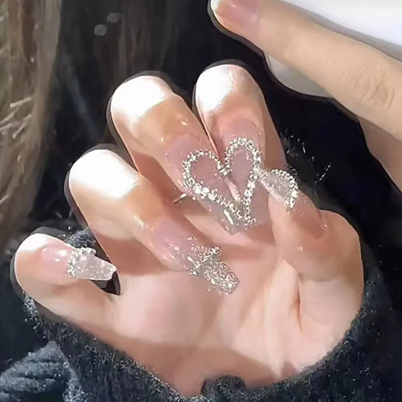 Short Angelic Press On Nails