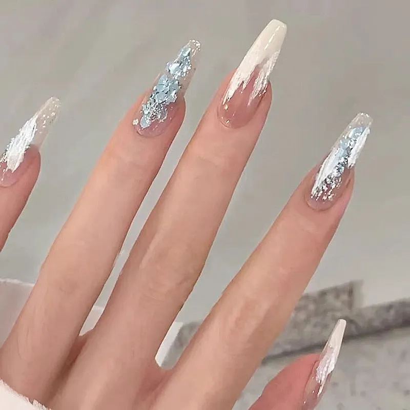 Short Angelic Press On Nails