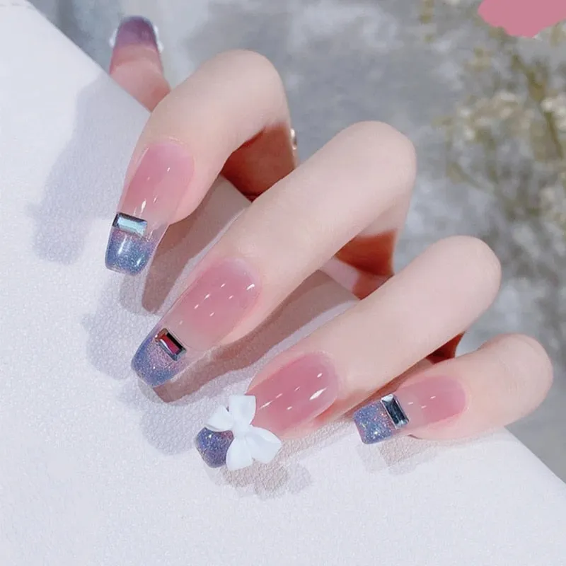Short Angelic Press On Nails