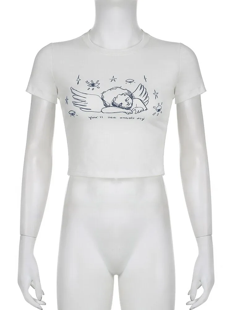 Sleepy Angel Tee