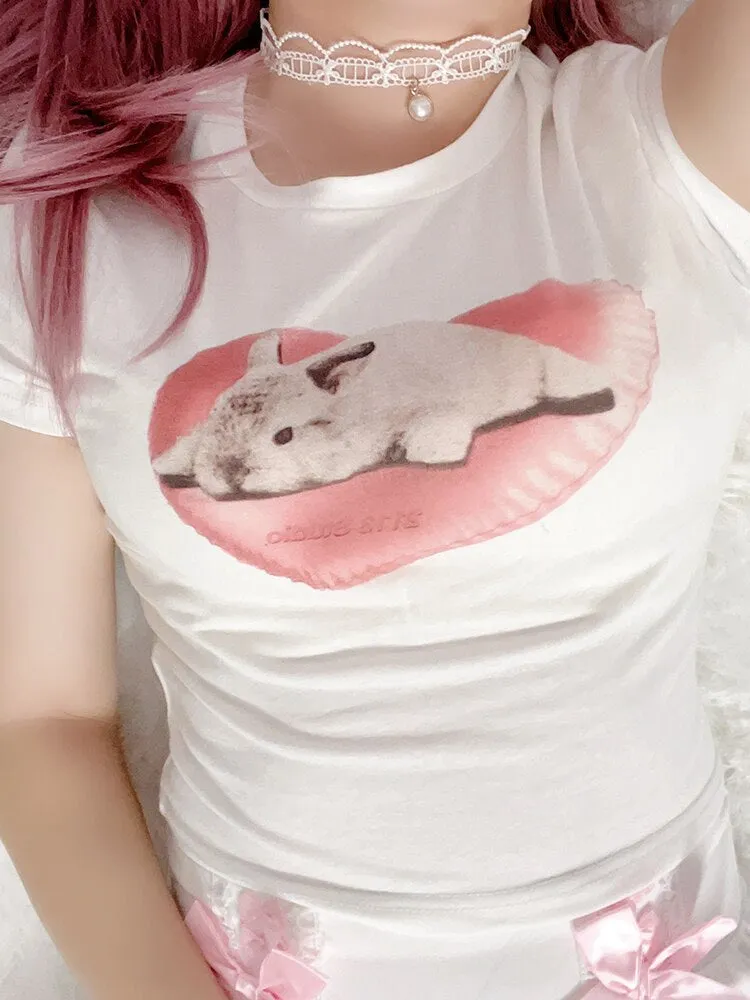 Sleepy Bun Tee