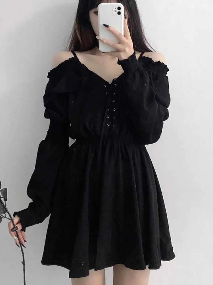 Slouchy Goth Dress