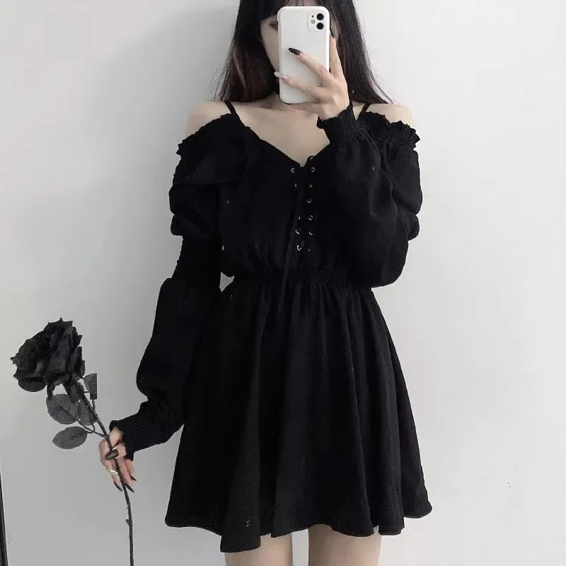Slouchy Goth Dress