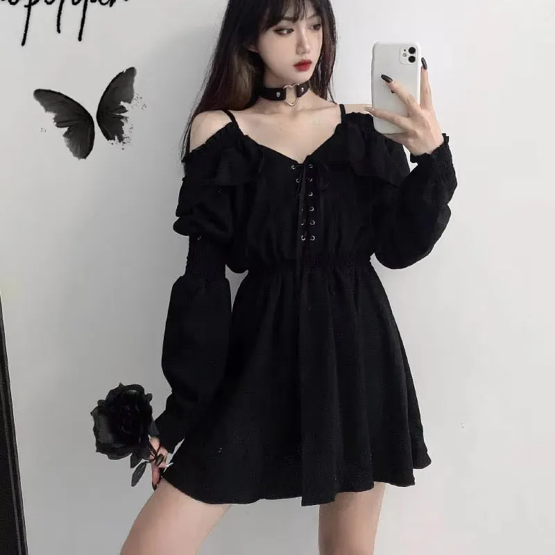 Slouchy Goth Dress